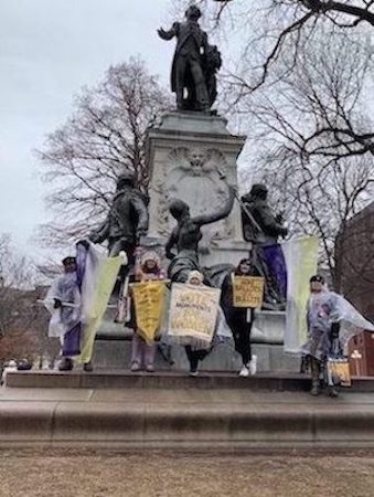 monuments for women march