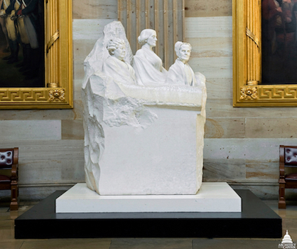 Portrait monument to Suffrage